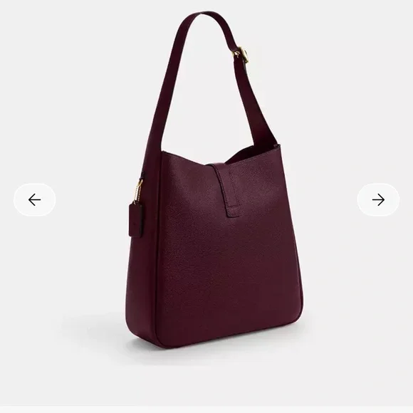 Coach Pebbled Large Hadley Bag - Picture 8 of 11